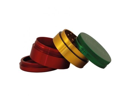 Młynek Grinder RAW HAMMER CRAFT Rasta 55mm 4części - 2